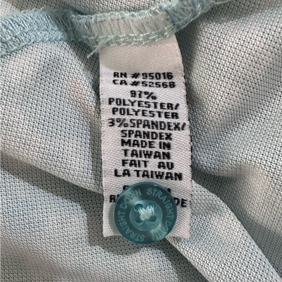 Straight Down Men’s Tropical Golf Polo Blue Orange Large short sleeve - Picture 11 of 14